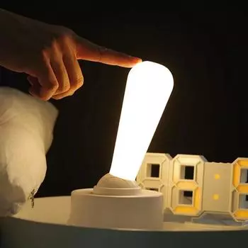 Светодиодные креативные ночные светильники USB настольная лампа для спальни в помещении прикроватная лампа для создания атмосферы комнатный джойстик зарядка светодиодные настольные лампы белый