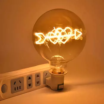 Светодиодные лампочки Эдисона 4 Вт 2200 К теплый свет прозрачные энергосберегающие безопасные диммируемые винтажные лампочки