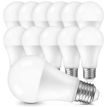 Светодиодные лампы 12W 6500K Super Bright NoFlicker Office Замените лампочку 10PCS белый