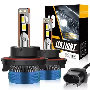 Светодиодные лампы для фар A3 H13 12 В 28-35 Вт 6000 К галогенные сменные лампы, упаковка из 2 шт. H13