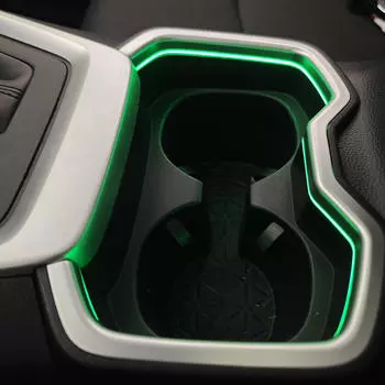 Светодиодные лампы для подстаканников Освещение центральной консоли Атмосферная лампа Компоненты транспортных средств Вода