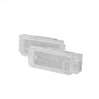 Светодиодные лампы для внутренней двери, багажника, багажника, багажника, освещения для ног, прозрачные линзы для 6362 N6/6362 N7 Peugeot Citroen