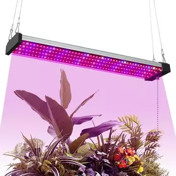 Светодиодные лампы для выращивания растений в помещении, полный спектр, подключаемый, 5000K, дневной свет/620 нм красный/465 нм синий IP20 2 rows 30cm EU plug
