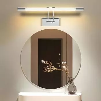 Светодиодные лампы для зеркал применяются для зеркала в ванной комнате 85 В-265 В, водонепроницаемое зеркало для макияжа IP65 с регулируемым углом наклона для освещения спальни, гостиной