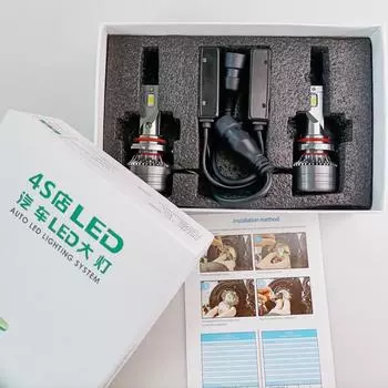 Светодиодные лампы H1 12 В 55 Вт 6000 К High Lumen LED Auto Headlight Kit Car Headlight Bulbs LED Lamp Bulbs холодный белый