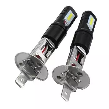 Светодиодные лампы H1 160 Вт для автомобилей Дневные ходовые огни Противотуманные фары Чип CSP Сверхъяркое 6000K Белое освещение Высокая мощность
