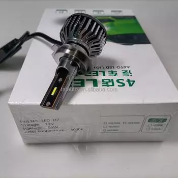 Светодиодные лампы H7 12 В 55 Вт 6000 К High Lumen LED Auto Headlight Kit Car Headlight Bulbs LED Lamp Bulbs холодный белый