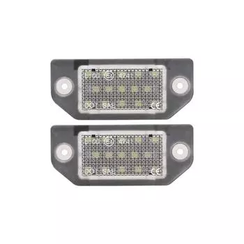 Светодиодные лампы номерного знака для VW Passat B5 до фейслифтинга 1997-2000 гг. Встроенный Canbus без ошибок 2 шт. 12 В белые лампы освещения номерного знака