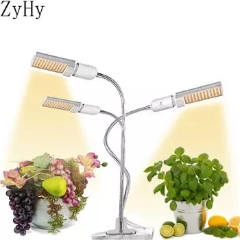Светодиодные лампы полного спектра для выращивания растений, 5 В E27, фитолампа для комнатных цветов, растений, гидропонной системы, палатки для выращивания