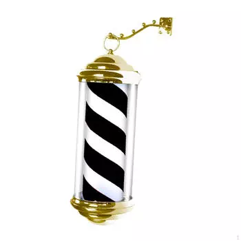 Светодиодные ленты для парикмахерских, классические светодиодные ленты, вращающиеся светильники для парикмахерских, парикмахерские 32 black and white