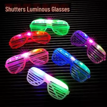 Светодиодные модные беспроводные диско-очки для KTV-баров LED Toy Glasses