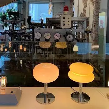 Светодиодные настольные лампы с плавным затемнением, внутреннее освещение, ночник, обеденный стол, спальня, прикроватная тумбочка, скандинавское украшение для дома, настольные лампы Stepless Dimming