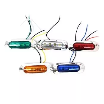 Светодиодные навигационные огни для лодок, яхт, моторных лодок, велосипедов, охотничьих ночных огней зелёный