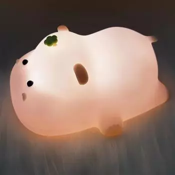 Светодиодные ночники Guardian Kitty Silicon Night Lamp USB перезаряжаемый светодиодный светильник с регулировкой яркости прикроватный декор для комнаты ночник подарок