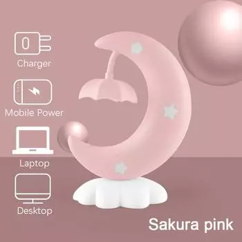 Светодиодные ночники, прикроватные лампы Moon Charging, настольные лампы, прикроватные светильники для спальни, украшения, сенсорные светодиодные настольные лампы для чтения синий
