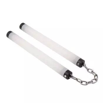 Светодиодные нунчаки для тренировок со стальной цепью для начинающих, детей и профессионалов, улучшают гибкость 1PC