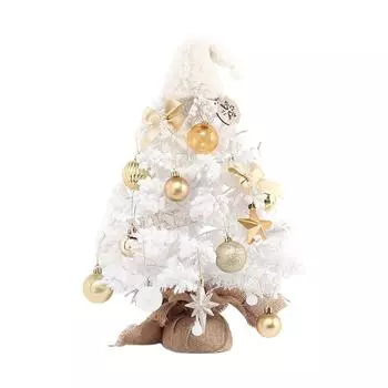 Светодиодные огни Рождественская елка с украшениями для небольших помещений Рождественские украшения Маленькая рождественская елка