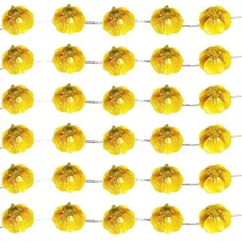 Светодиодные осенние гирлянды, работающие от батареек, осенние декоративные светильники, водонепроницаемые гирлянды для декора в помещении и на открытом воздухе A