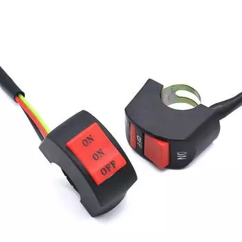Светодиодные переключатели фар дальнего света, двух-/трехлинейные, кнопка переключения на руль мотоцикла, переключатель дальнего света, кнопка переключения на мотоцикл A1