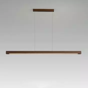 Светодиодные подвесные светильники Nordic Wood, современные овальные потолочные светильники с длинной полосой для ресторана, бара, офиса, кухни, столовой, гостиной Cold White