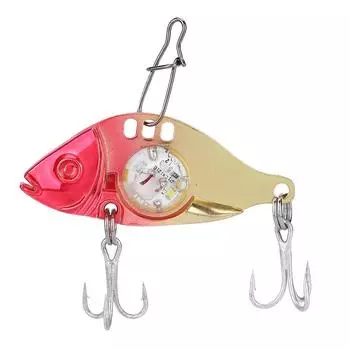 Светодиодные подводные рыболовные приманки со вспышкой и тройным крючком. Аксессуары для снастей.