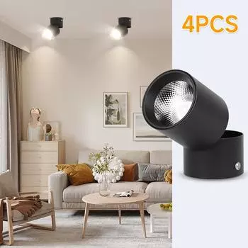 Светодиодные потолочные светильники AC110-265V Прожектор IP44 Водонепроницаемый точечный светодиодный светильник Focos Светодиодные потолочные светильники Светильник для кухни Ванная комната Вход Cold White 6500k&1PC