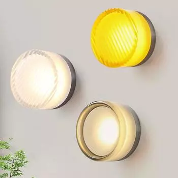 Светодиодные потолочные светильники Nordic Минималистский балкон Спальня Вход Светильник Внутреннее освещение Стеклянный потолочный светильник