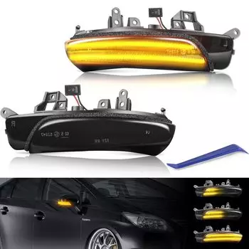 Светодиодные поворотники GemPro для зеркал Prius PHV 30 Prius Alpha 40 Crown 200 Camry 40 Wish 20 Mark Mark X Geo 10 Early Model Sai 10 Ractis 120 Trezia