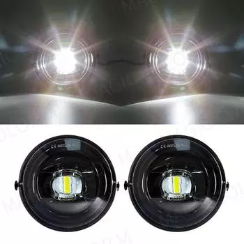 Светодиодные противотуманные фары Angel Eyes для Toyota Tacoma Tundra Sequoia 2005 2006 2007 2008 2009 2010 2011 2012 2013 2014 2015 DRL прозрачные линзы
