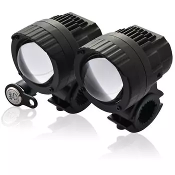 Светодиодные противотуманные фары Daytona BELLOF для мотоцикла, совместимые с осмотром транспортного средства, водонепроницаемые, пылезащитные, Precious Ray W, комплект для левой и правой стороны 40329 6500K/2900K