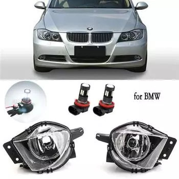 Светодиодные противотуманные фары для BMW 3 серии E90 E91 седан 325 328 335 2006 2007 2008 запчасти автозапчасти фары для вождения аксессуары