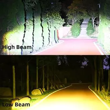 Светодиодные противотуманные фары для мотоциклов, противотуманные фары для квадроциклов, вспомогательные линзы прожектора, сверхъяркие противотуманные фары с электродвигателем