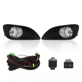 Светодиодные противотуманные фары для Toyota Yaris Vios Belta Hatchback Sedan 2007 2008 2009 2010 2011 DRL дневные ходовые огни Hatchback