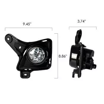 Светодиодные противотуманные фары DRL для Toyota Hiace 2012-2013 для Toyota Quantam 2012-2013 Фары противотуманные фары автомобильные аксессуары 12 В