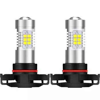 Светодиодные противотуманные фары KaTur PSX24W, максимальная мощность 80 Вт, высокая светоотдача 2000 люмен, 6500 К, ксеноновые белые 12 В-24 В (Набор из 2)