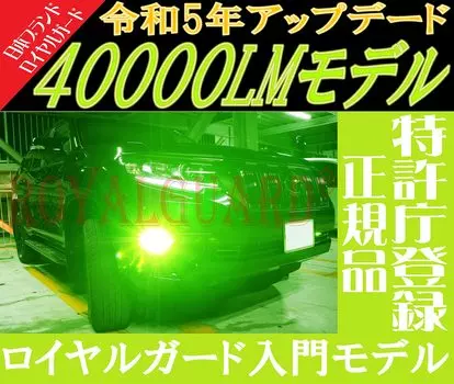 Светодиодные противотуманные фары лаймово-желтого цвета HB4 40000LM Royal Guard Explosive Light Светодиодные противотуманные фары серии 30 Celsior серии 50 Estima Aelas 18 Crown Majesta (9006) и т.п.