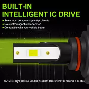 Светодиодные противотуманные фары лимонно-зеленого цвета, автомобильные фары H7 H8 H9 H11 9006 HB4 9005 HB3, автомобильные дневные ходовые огни DRL