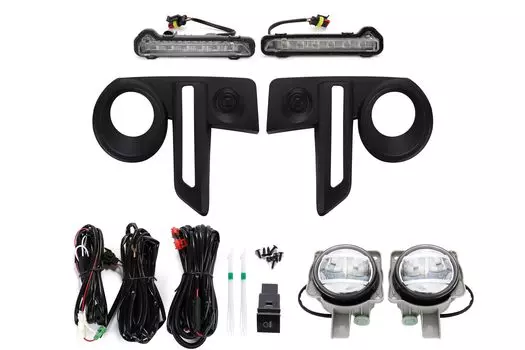 Светодиодные противотуманные фары RAIZE, полный комплект для TOYOTA RAIZE, светодиодные дневные фары, 2-цветный переключатель, плавный поворотник, оригинальный внешний продукт A200A/210A