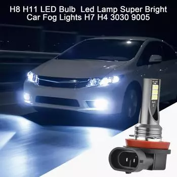 Светодиодные противотуманные фары Водонепроницаемые автомобильные светодиодные фары Сменные лампы для противотуманных фар Автомобильные лампочки с чипом CSP Светодиодные лампы для фар для автомобиля spain