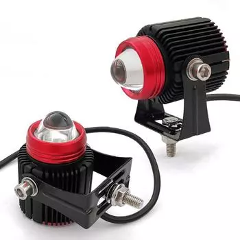 Светодиодные противотуманные фары водонепроницаемые 20 Вт 8000 лм 6500 К 3000 К автомобильные аксессуары фара для мотоцикла универсальная противотуманная фара для мотоцикла