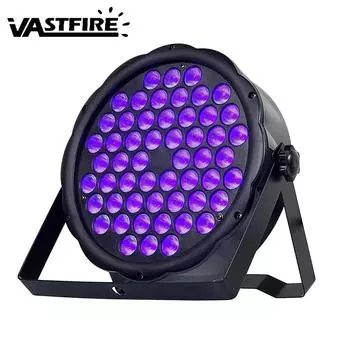 Светодиодные сценические светильники Par RGB DJ Disco UV Black Light с активируемым звуком пультом дистанционного управления и DMX-управлением для вечеринки по случаю дня рождения с неоновой окраской тела EU Plug