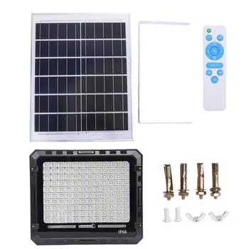 Светодиодные солнечные фонари, уличные водонепроницаемые солнечные прожекторы безопасности 400 Вт 120 светодиодов с 20000 мАч Ba