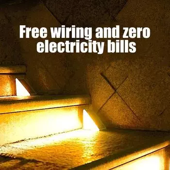 Светодиодные солнечные ступенчатые светильники, уличные светильники для лестниц, солнечные светильники для террас, уличный декор IP68, водонепроницаемый, солнечный White light