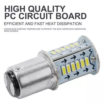 Светодиодные стоп-сигналы для мотоцикла, автоматические, маломощные, мощные, DC 12 В, автомобильные задние фонари, стояночные огни для грузовиков, белые/синие/красные синий