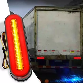 Светодиодные стоп-сигналы, фонари для грузовых прицепов, ходовые огни высокой яркости, сигнальные огни поворота, эффективные светодиодные стоп-сигналы и габаритные огни белый