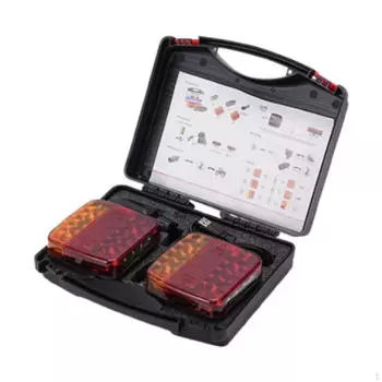 Светодиодные стоп-сигналы, универсальные фонари подсветки номерного знака для фургонов-фургонов