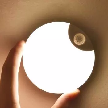 Светодиодные светильники для шкафов, интеллектуальный индукционный ночник с зарядкой через USB, аварийное автоматическое освещение, прикроватная лампа для домашнего гардероба