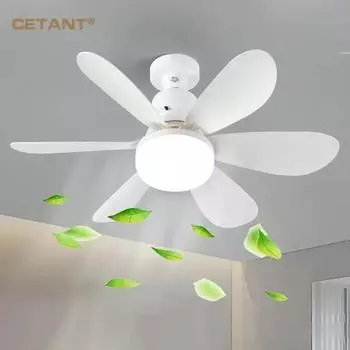 Светодиодные светильники Mordern Fan Lights 42/52CM с тремя передачами, регулируемый потолочный вентилятор для гостиной, спальни, кабинета, отеля, ресторана, внутреннего освещения