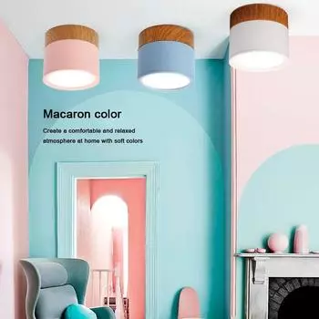 Светодиодные светильники-спот 110/220 В Светодиодные потолочные точечные светильники с регулируемой яркостью Светильники для потолка Гостиная Кухня Лампы 5W&Warm White чёрный