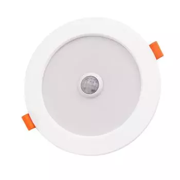 Светодиодные точечные светильники Потолочный светильник с умным датчиком движения 3 Вт 5 Вт 9 Вт 18 Вт Светодиодный точечный светильник AC220V Встраиваемый прожектор Холодный теплый белый 3W